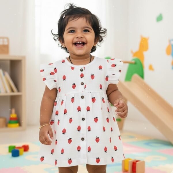 A Strawberry-Frill Frock