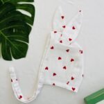 Bunny Cap- Heart (0-6M)