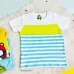 Blue Strip-Cotton T -shirt