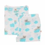Pyjama Set - Blue Cloud Teddy