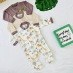 Giraffe sleep Suit - Pack of 3