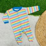 Blue Stripe-SleepSuit