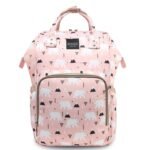 A pink Bear- Diaper Bag