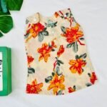 A Ivory Flower  - Jabla Shoulder Button