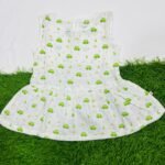 White Base Car - Back Loop Frock (6-12)