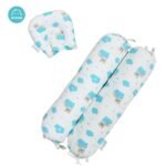 Blue Cloud Teddy - Bolster & Head Pillow