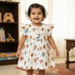 A Music Birds-Frill Frock