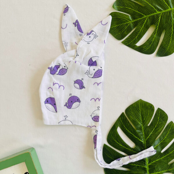 Bunny Cap- Fish (0-6m)
