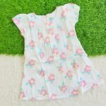 Pink Flower-Puff Hand Frock