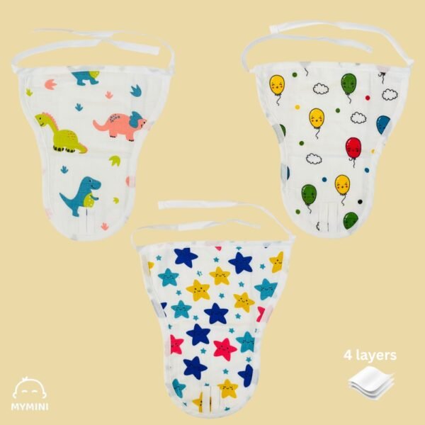 A Combo Pack 3- Padded Nappy 4 Layer