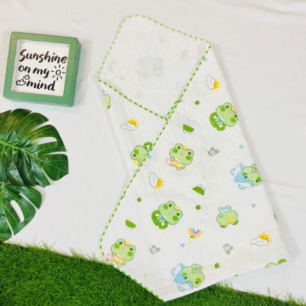 Frog  -2 Layer Muslin Blanket -85*85 cm