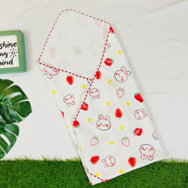 Fruity  -2 Layer Muslin Blanket-85*85 cm