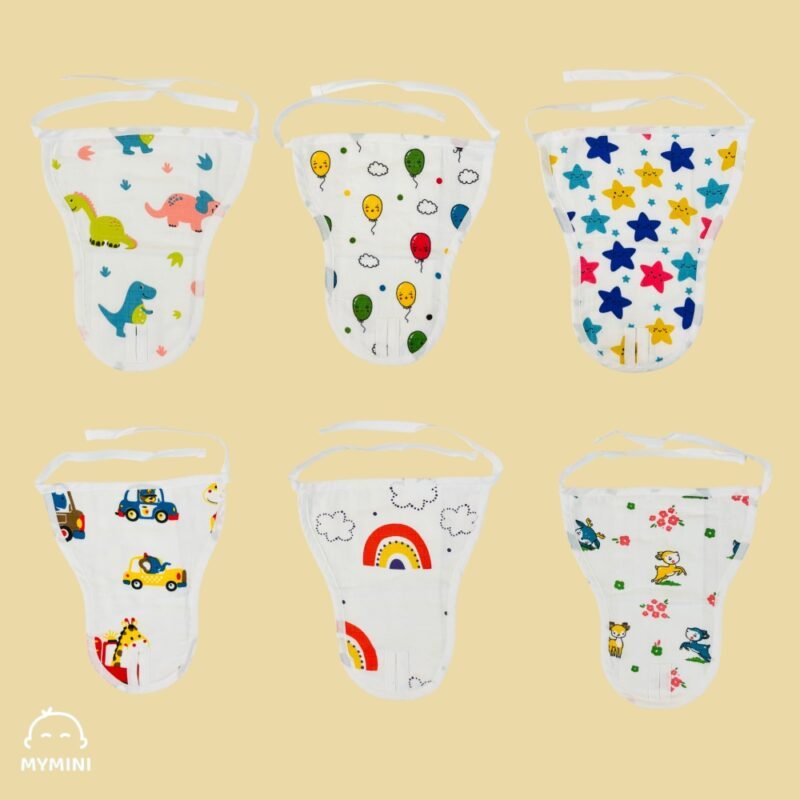 A Combo Pack 6- Padded Nappy 4 Layer - Image 1