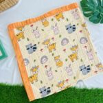 Fox &Rabbit- 6 Layer Muslin crinkle Blanket -110*110cm