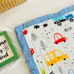 Car - 6 layer Crinkle Muslin Blanket-110*110 cm - Image 2