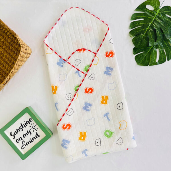 Letters-2 Layer Muslin  Blanket -85*85 cm
