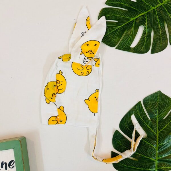 Bunny Cap- Golden Chicken (0-6M)