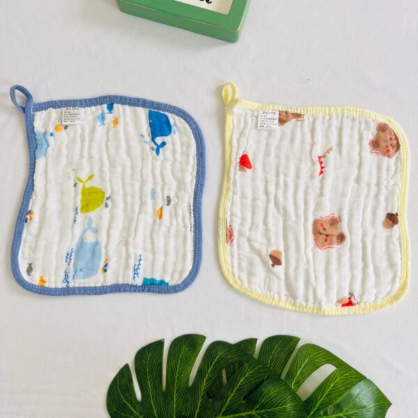Wash Cloth-bear and whale pack of 2