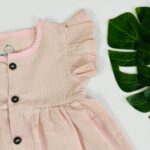 A Combo Pack of 3- Seersucker cotton Frill Frock - Image 4