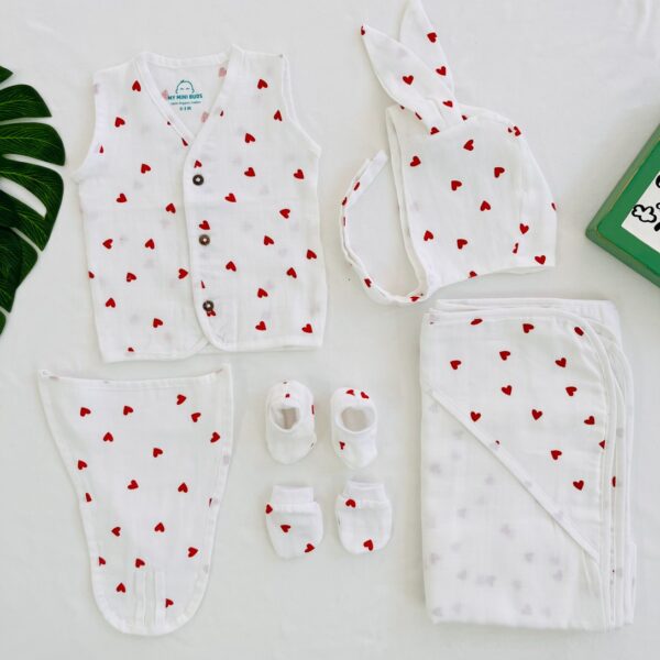 Heart - New Born Combo Set