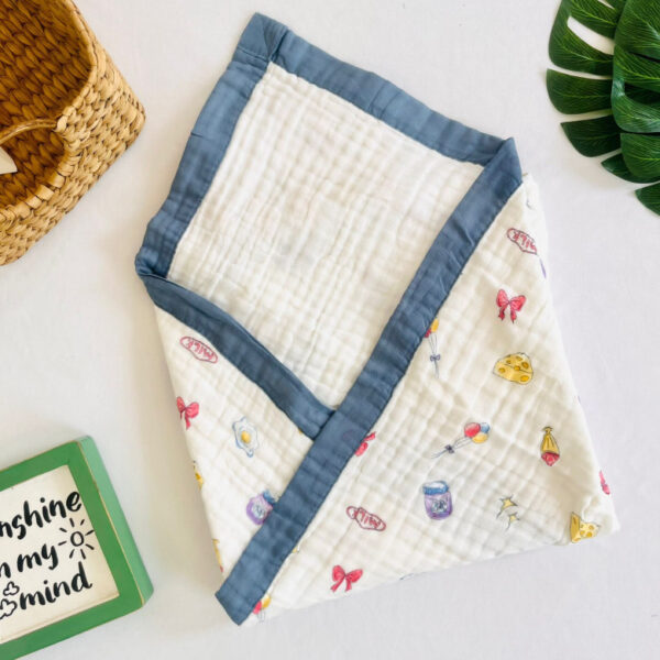 Balloon -  6 Layer Muslin Blanket-110x110 cm