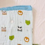 Cartoon- 6 Layer Muslin Blanket - 110*110 cm - Image 2