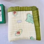 Dino - 6 Layer Muslin Blanket - 110*110 cm - Image 2