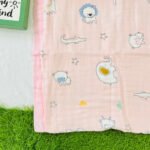 Forest Animals– 6 layer Muslin Blanket - 110*110 cm - Image 2