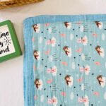 Cloud & Moon-6 layer Muslin Blanket - 110*110 cm - Image 3