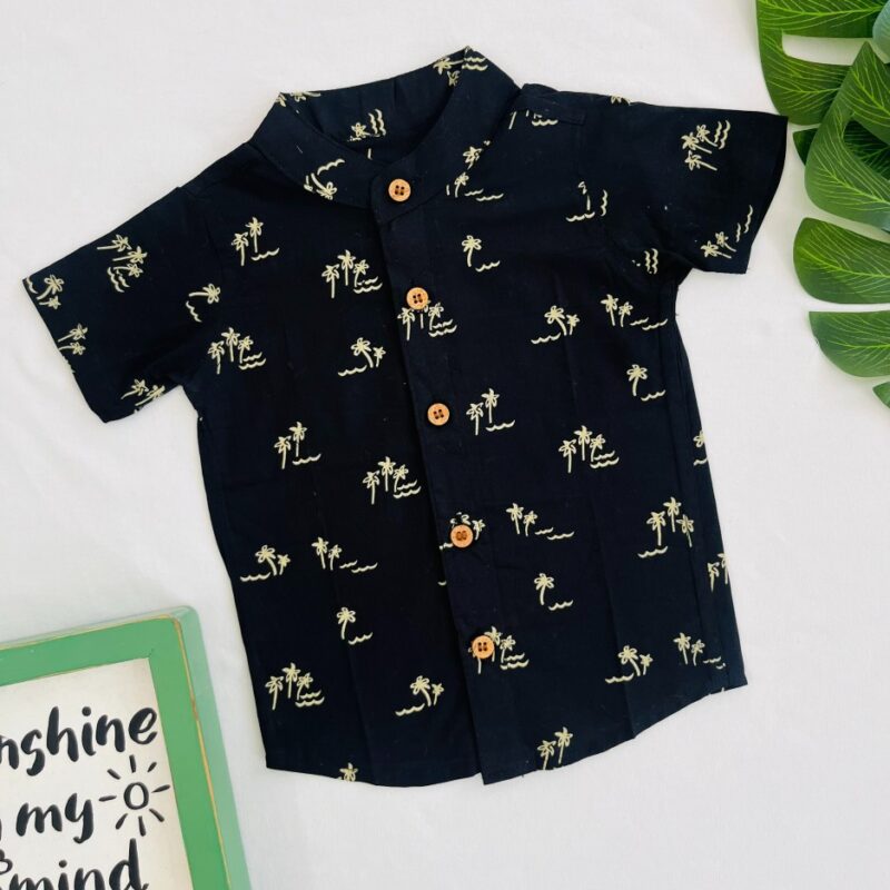 Yellow Coconut Black- Shirt - Image 1