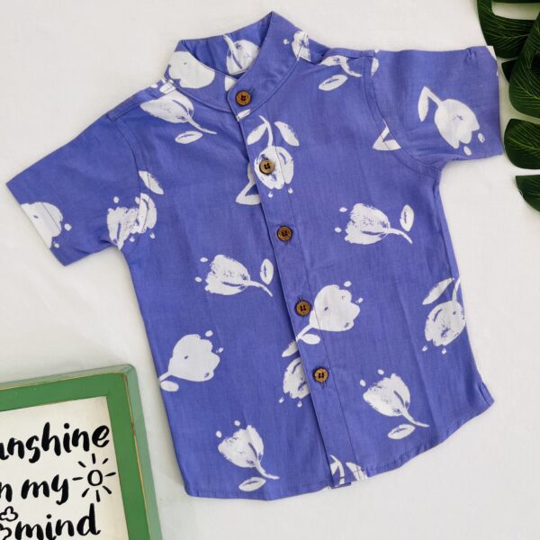 Violet Floral - Shirt