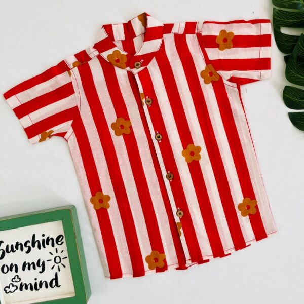 Red Stripe- Shirt