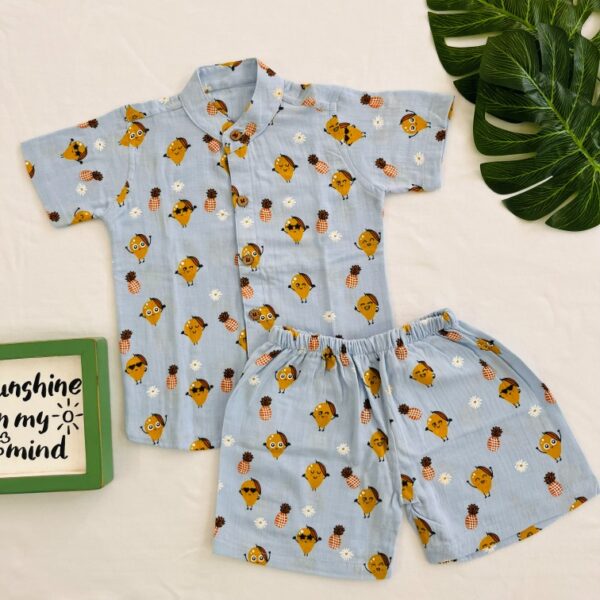 Yellow Fruits-Kids Shirt &Trouser