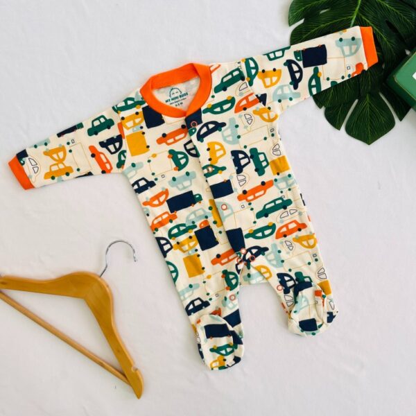 A Orange Car -SleepSuit