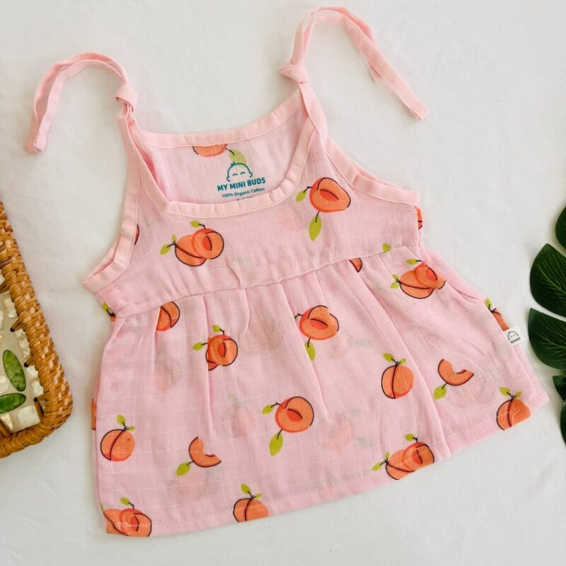 Pink Fruit-Knot Frock - Image 1