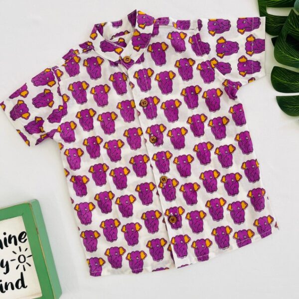 Purple Elephant- Shirt