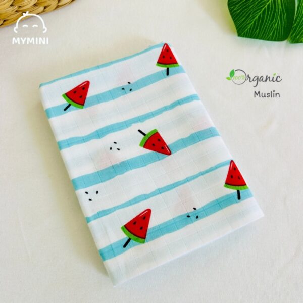 A Watermelon-Muslin Towel