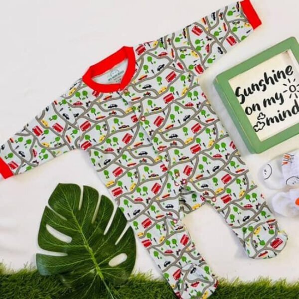 Red Bus-Sleep Suit