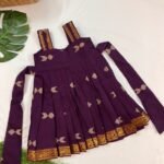 Dark Purple-Ethnic Frock