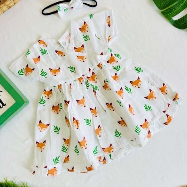 A Fox-Cross Over Frock (Headband-Free)