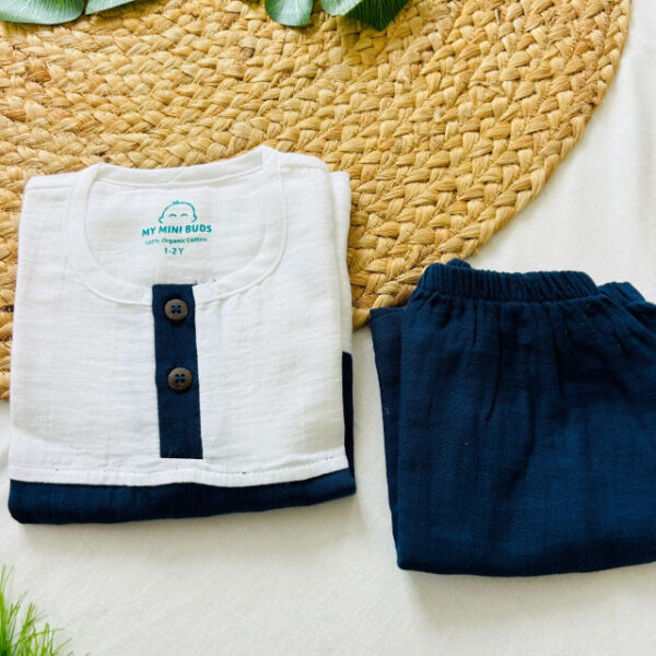 Navy Blue - Half Sleeve & Shorts