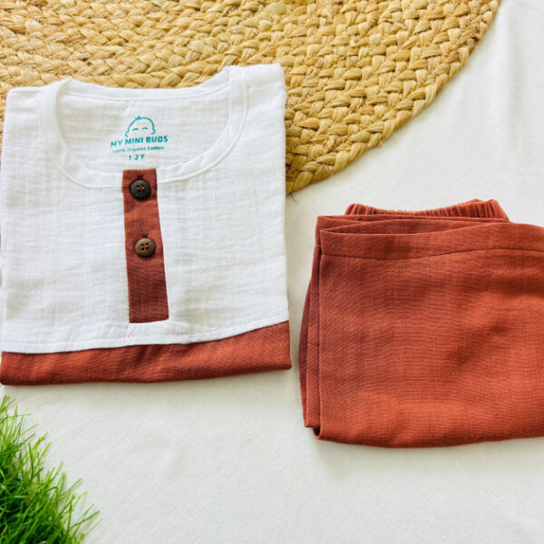 Brown - Half Sleeve &Shorts
