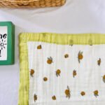 Brown Fruit-6 layer Muslin Blanket–110*110 cm - Image 2