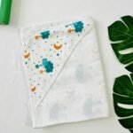 A Start & Moon-Hooded Towel