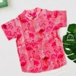 A Ethnic Shirt-Flamingo Kota cotton