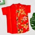 A Ethnic Shirt-Festive Coral Glow orange