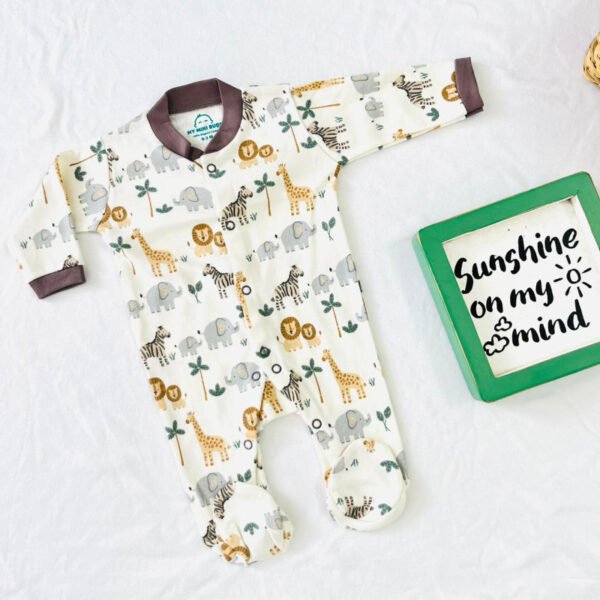 Giraffe Print - Sleep Suit
