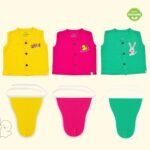 Jabla & Nappy -colour combo 3 pcs set 1 (0-3m)
