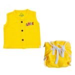 A Combo pack of 2-Jabla & Dry Feel Nappy-Yellow