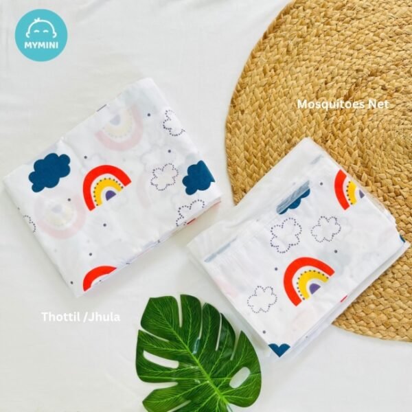 Rainbow-Thottil with Net (cradle/Jhula)